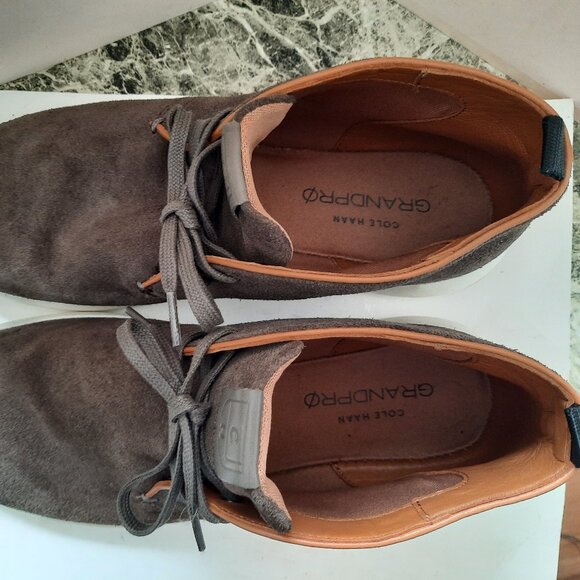 Cole Haan Grand Pro  Suede Shoes Size 11 Brown main image 9